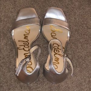 Silver Sam Edelman Heels!